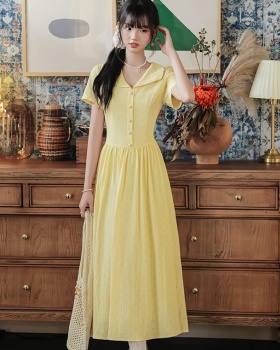 Summer dress polka dot long dress for women