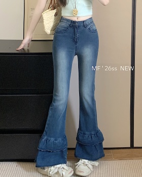 Temperament fashion nine pants fashionable slim jeans