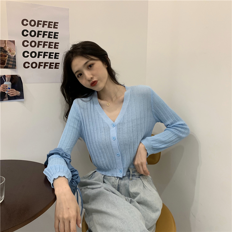 Short lazy cardigan summer loose coat