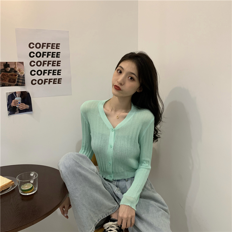 Short lazy cardigan summer loose coat