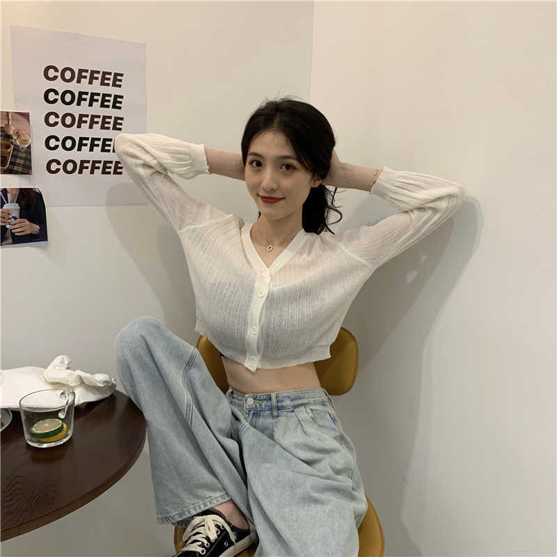 Short lazy cardigan summer loose coat