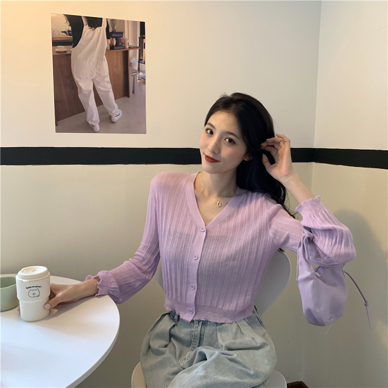 Short lazy cardigan summer loose coat
