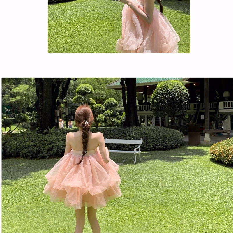 Beautiful wrapped chest lady dress tender dress for women