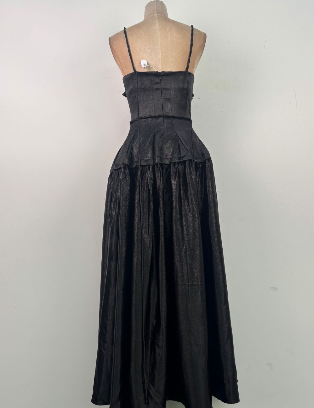 Temperament elegant pinched waist niche jacquard dress