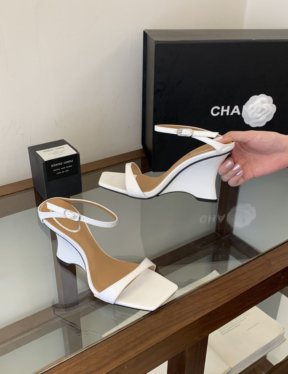 Spicegirl high-heeled slipsole slippers for women