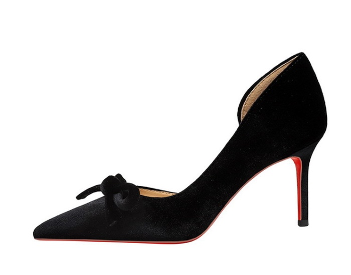 European style shoes pointed high-heeled shoes for women
