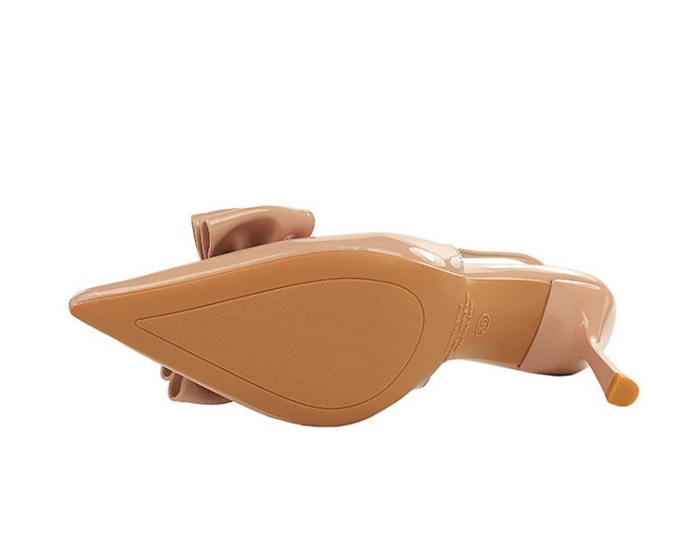Patent leather banquet double stilettos for women