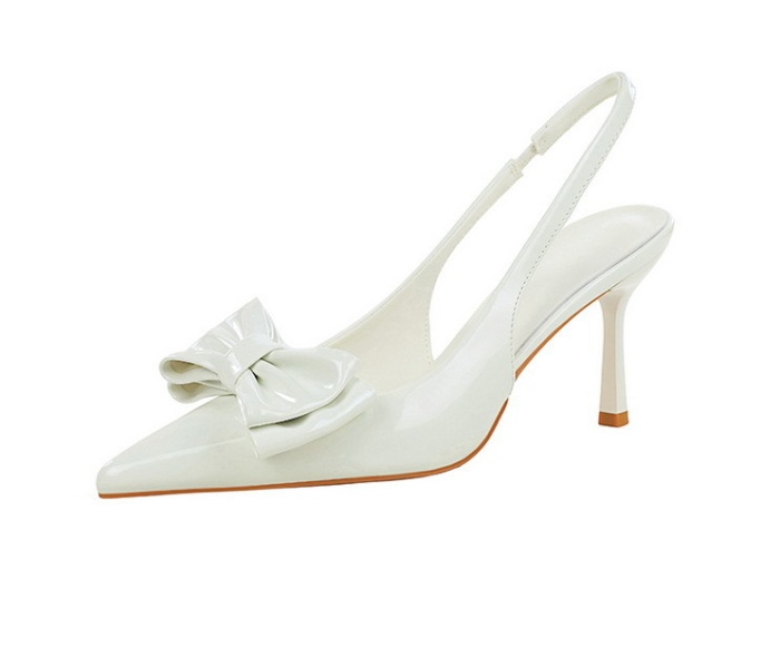 Patent leather banquet double stilettos for women