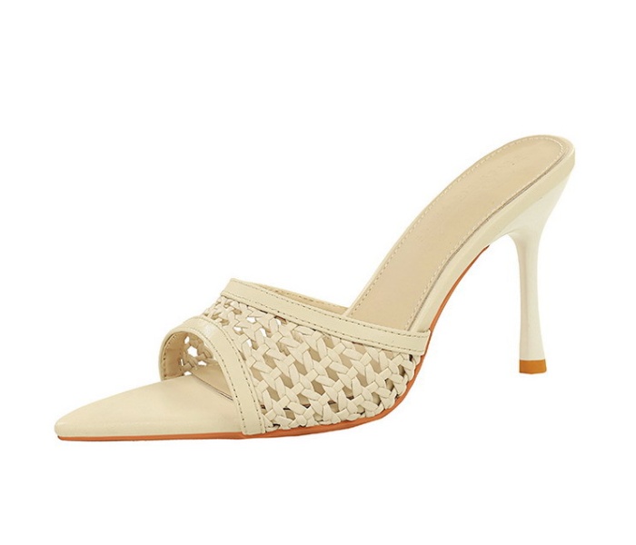 Open toe European style sandals all-match slippers for women
