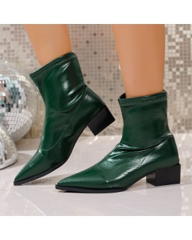 Pointed short boots martin boots for women