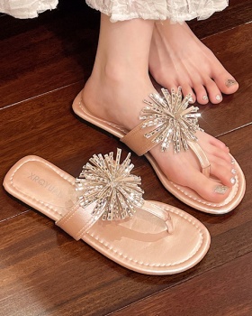 Korean style Casual  wears outside vacation flip-flops
