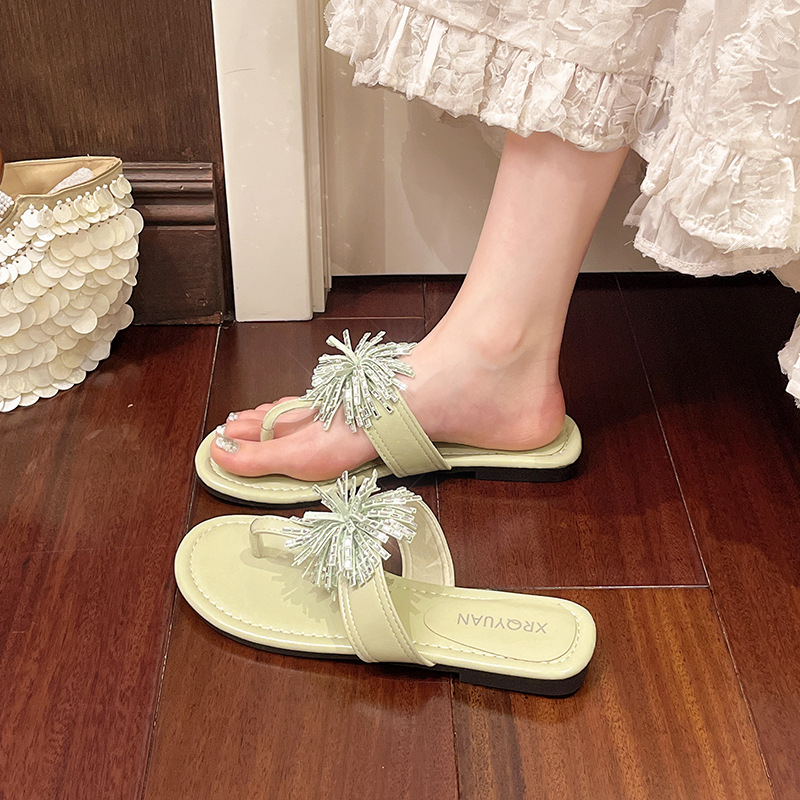 Korean style Casual  wears outside vacation flip-flops