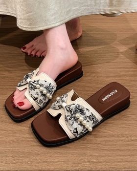 Slipsole sandals thick crust slippers for women