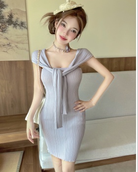 Summer strapless T-back wear dress for women