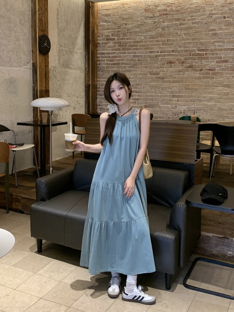 Cake loose dress vacation long dress for women