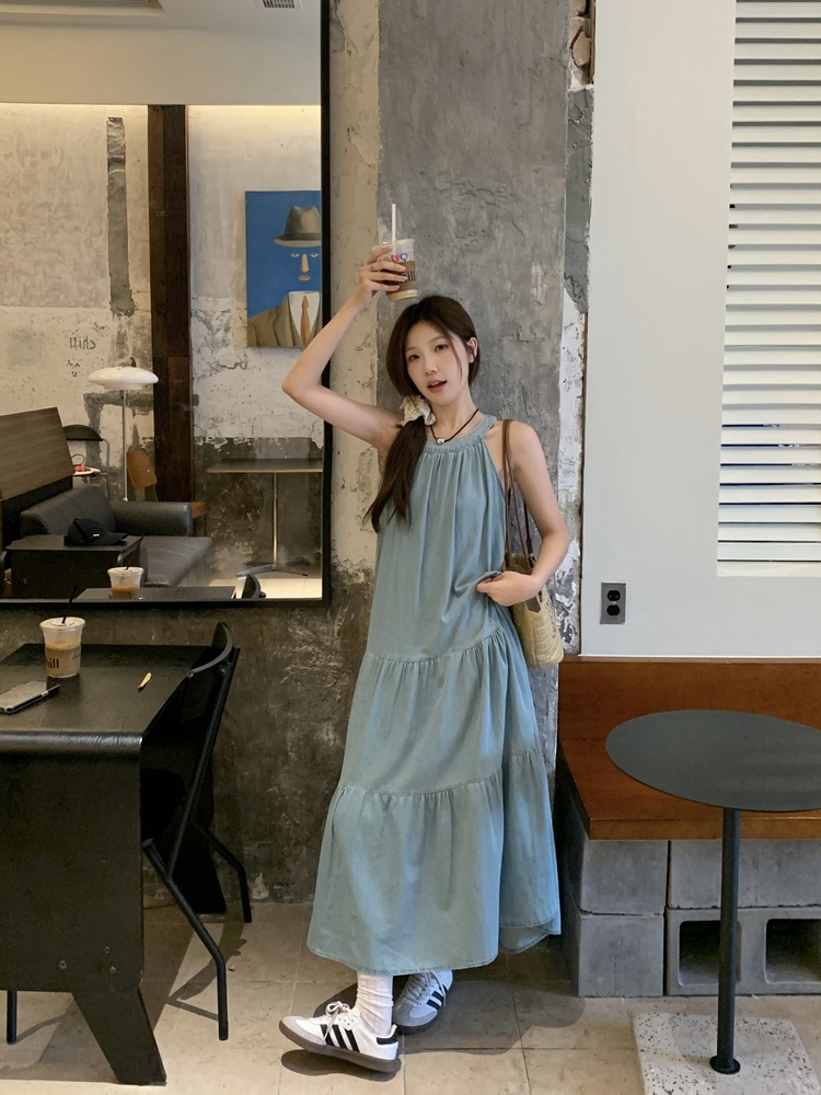 Cake loose dress vacation long dress for women