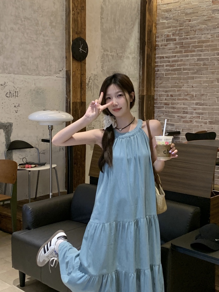 Cake loose dress vacation long dress for women