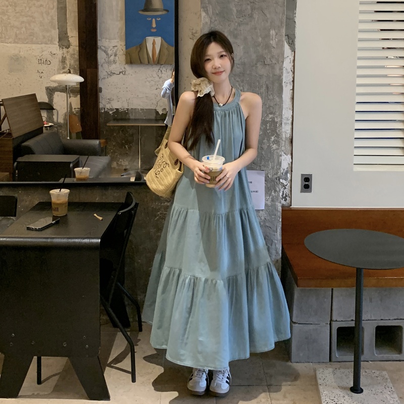 Cake loose dress vacation long dress for women