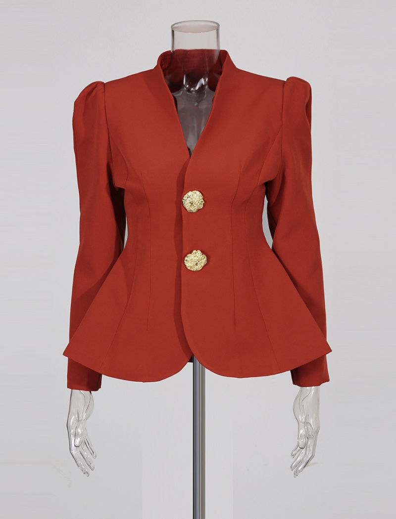Retro summer profession business suit 2pcs set for women