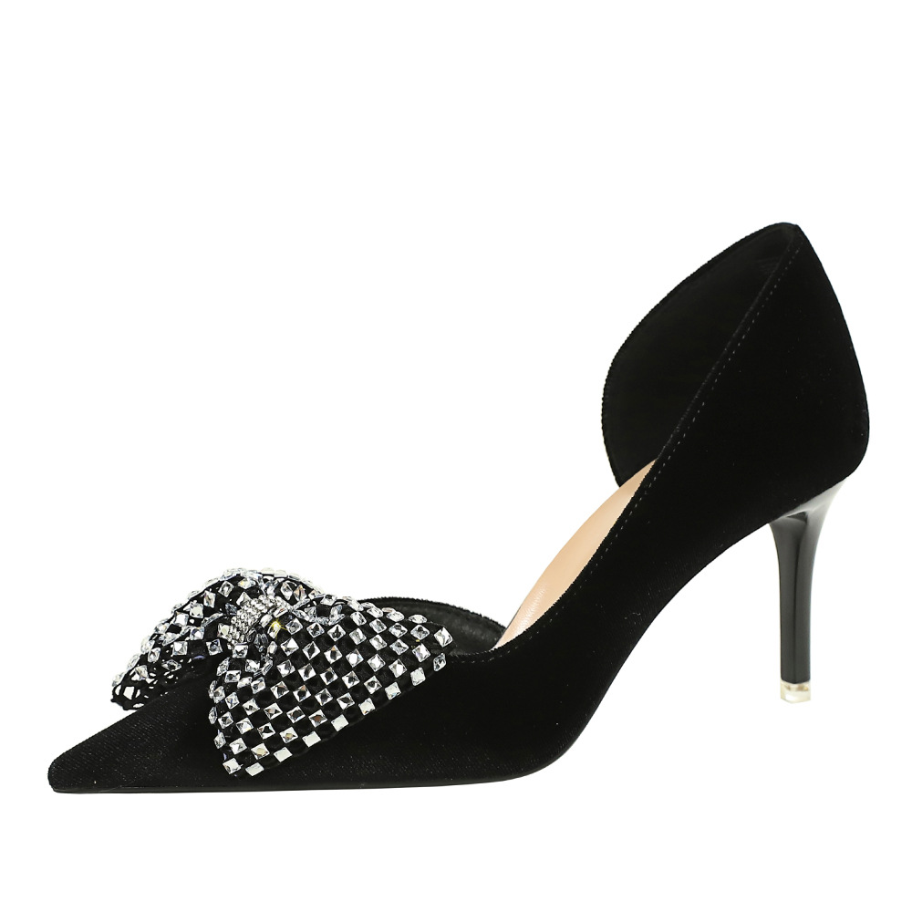 Bow Korean style lazy shoes pointed shoes for women