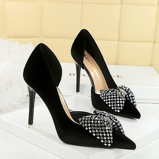 Bow Korean style lazy shoes pointed shoes for women