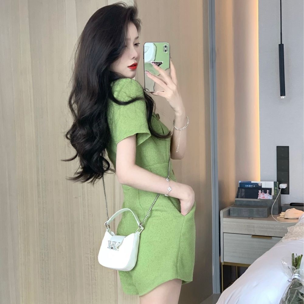 Pure summer shorts high waist Casual jumpsuit for women