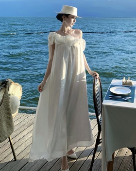 Seaside beautiful dress vacation long dress