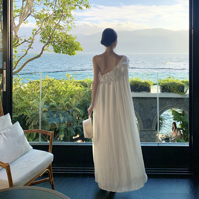 Seaside beautiful dress vacation long dress