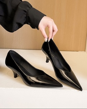 Simple profession footware low all-match lazy shoes