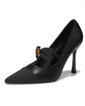Fashion European style flowers metal splice shoes