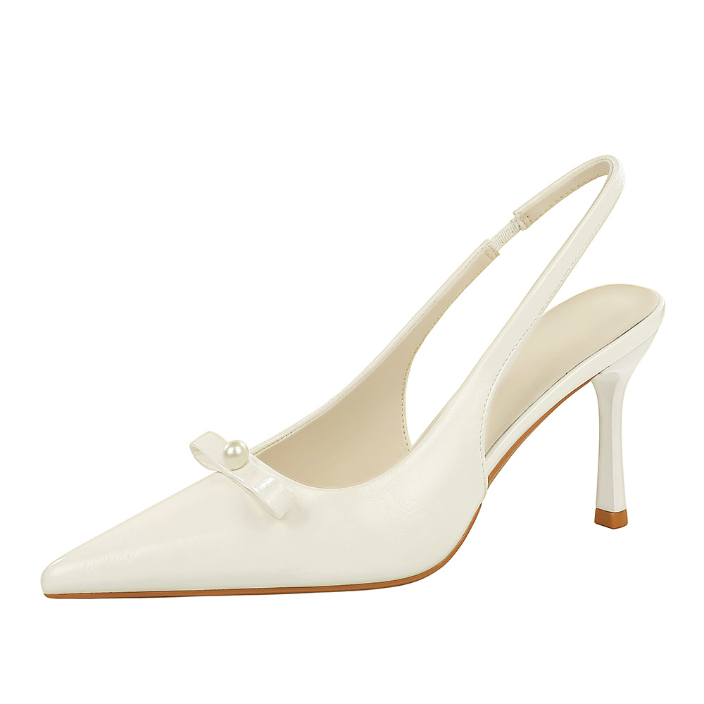 Hollow fashion patent leather bow shoes for women