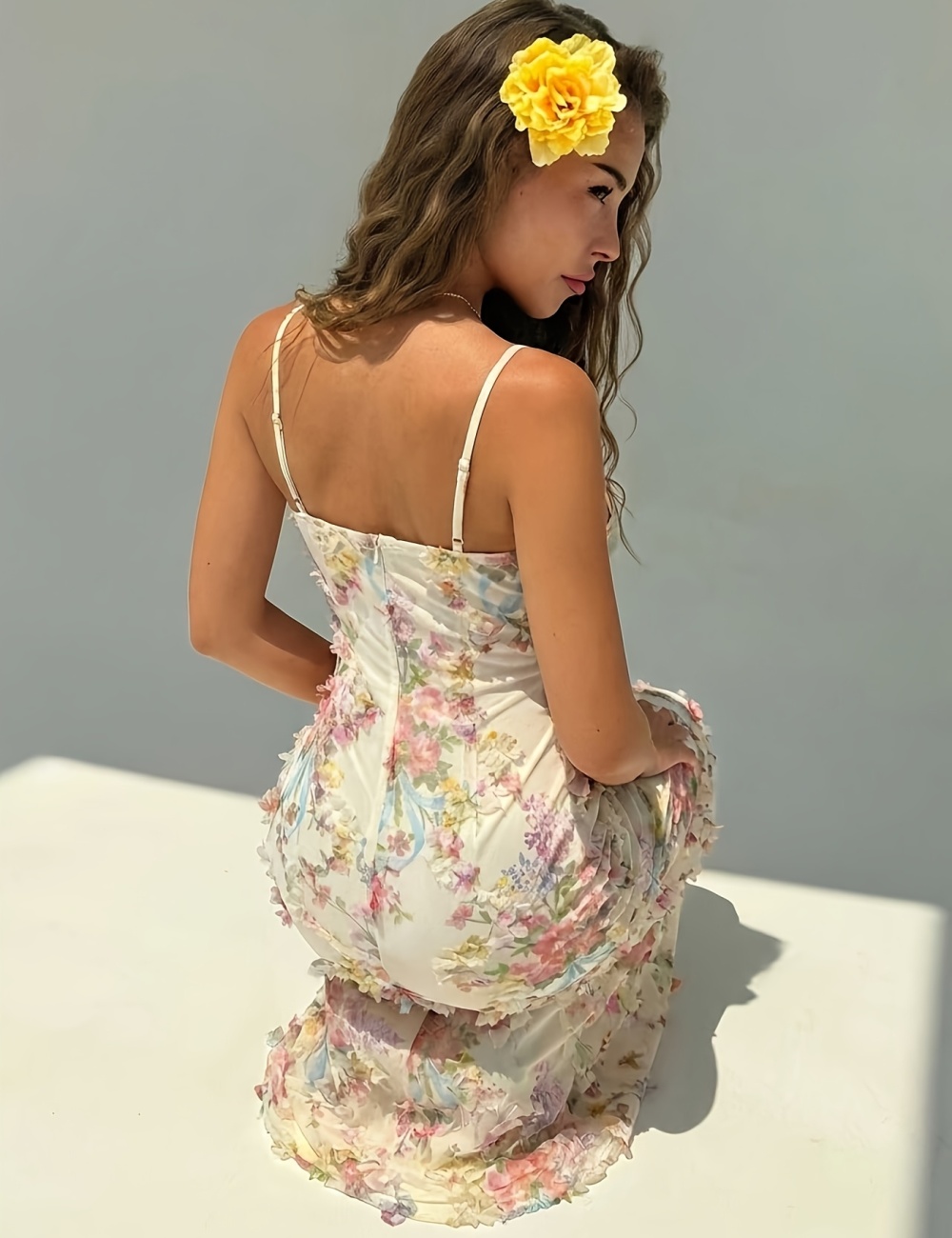 Summer sling elegant mermaid long dress for women