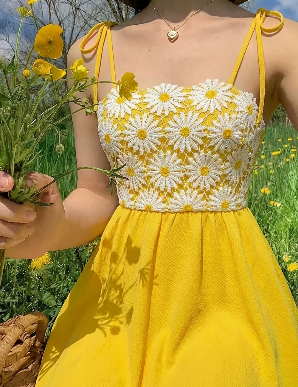 Short elegant romantic A-line dress for women