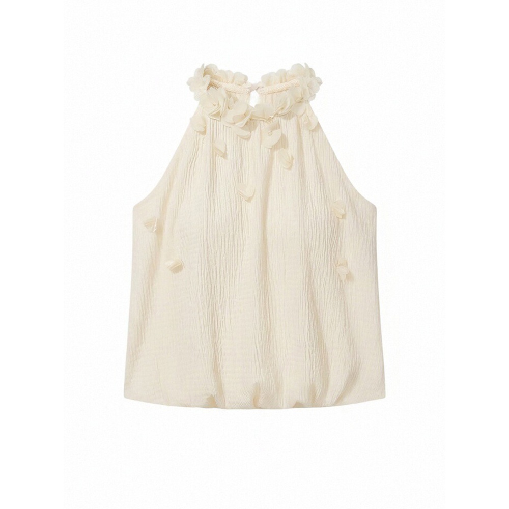 Sling white strapless vest halter summer tops