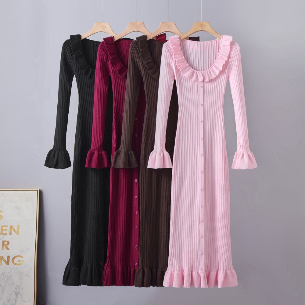Mermaid fashion trumpet sleeves dress for women