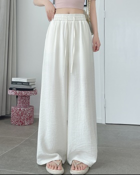 All-match wide leg pants thin pants for women