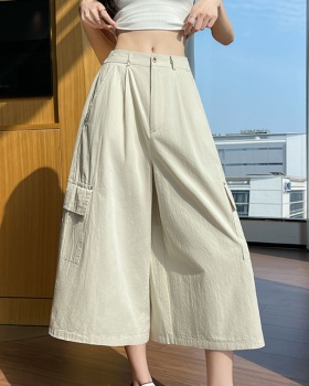 Small fellow casual pants wide leg pants for women