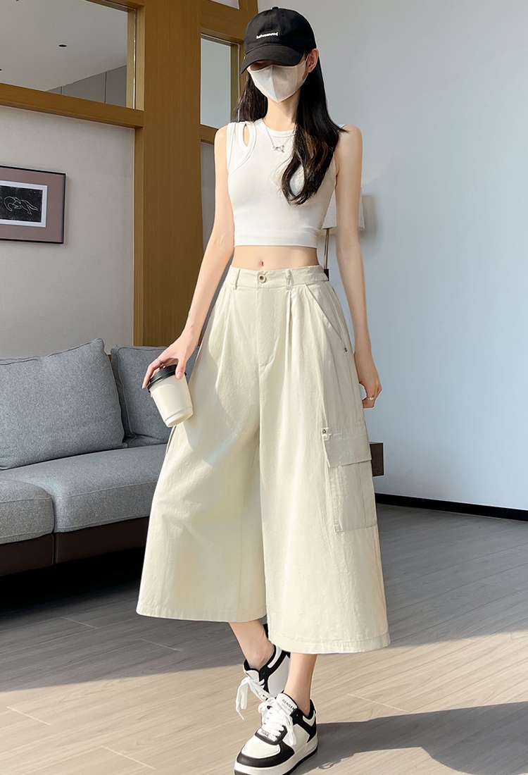 Small fellow casual pants wide leg pants for women