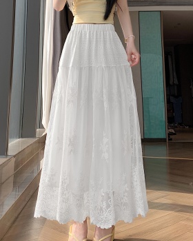 Summer high waist skirt France style long skirt for women