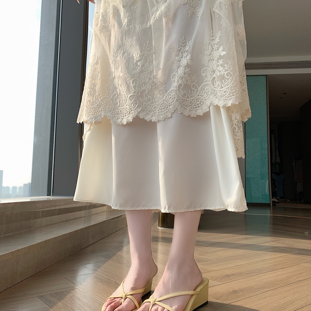 Summer high waist skirt France style long skirt for women