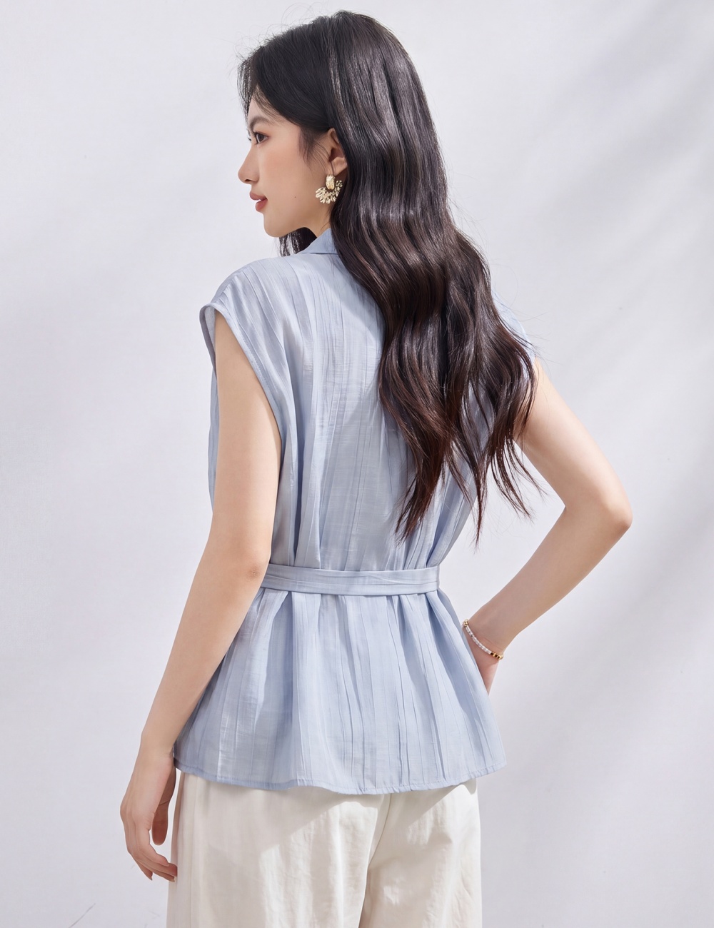 Frenum pure shirt commuting sleeveless tops for women