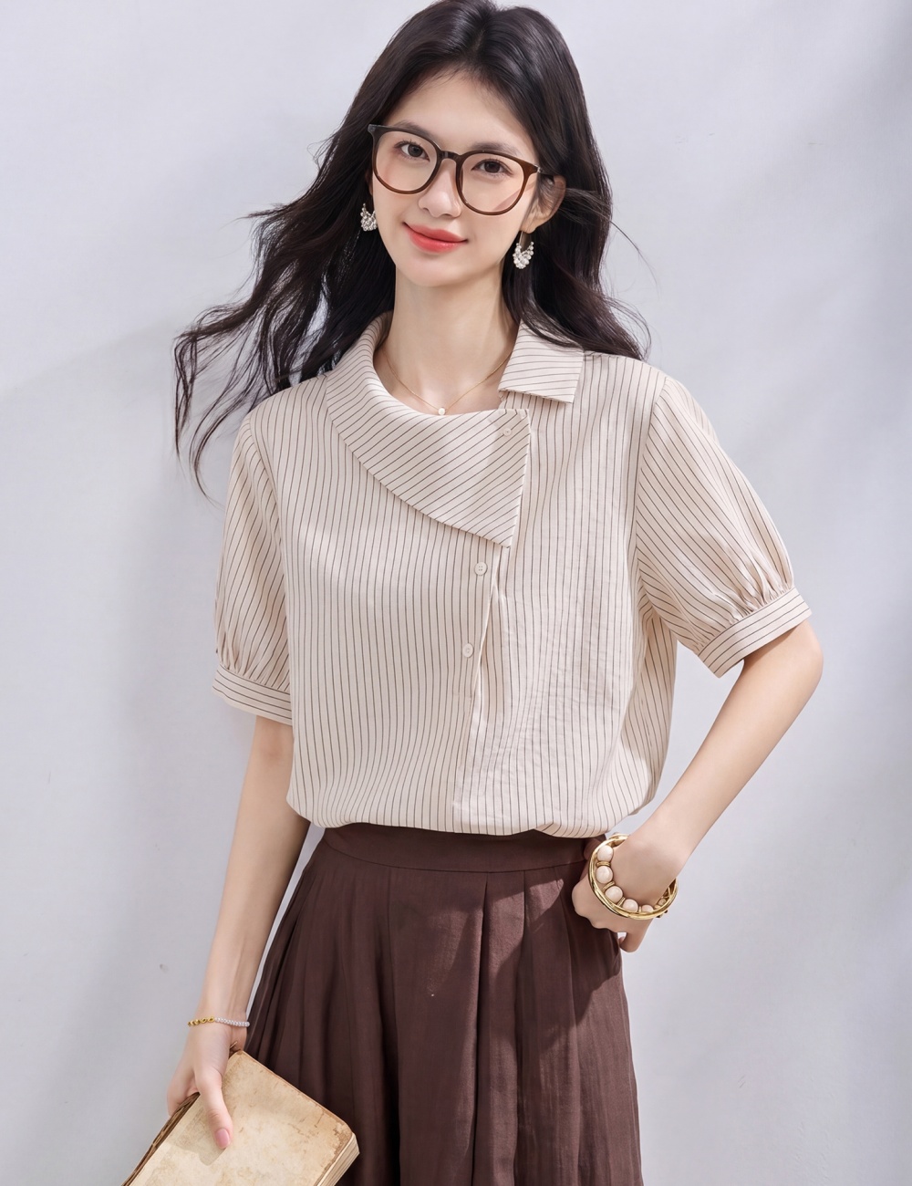 Short sleeve small shirt summer tops for women