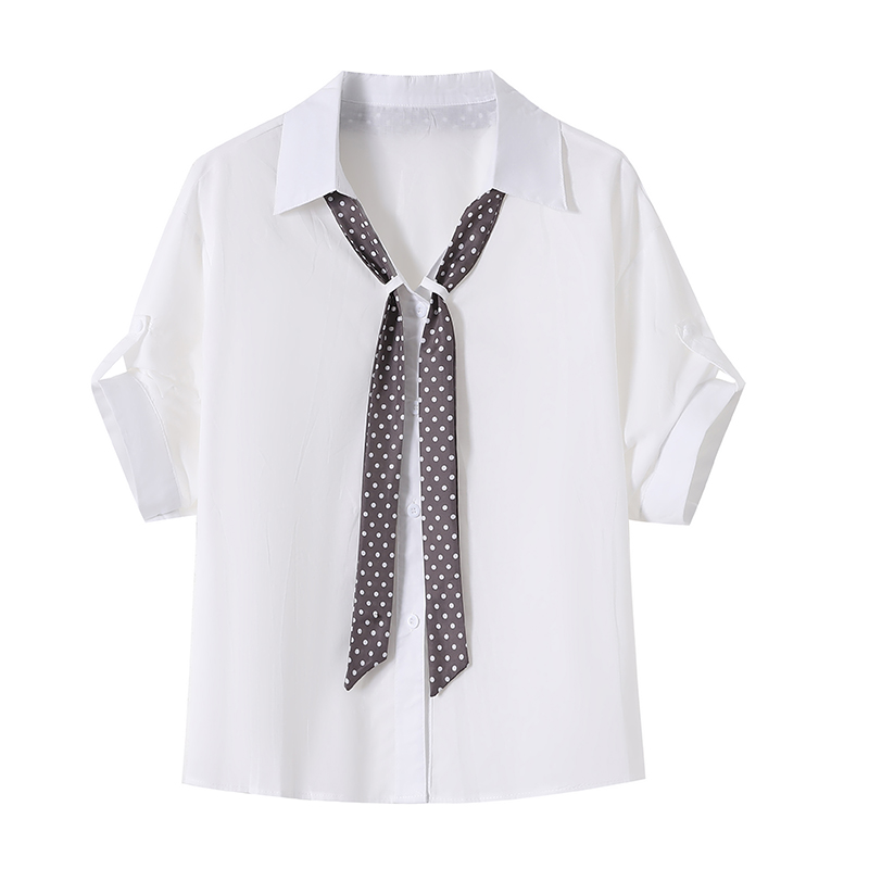 Slim summer scarves loose simple shirt for women