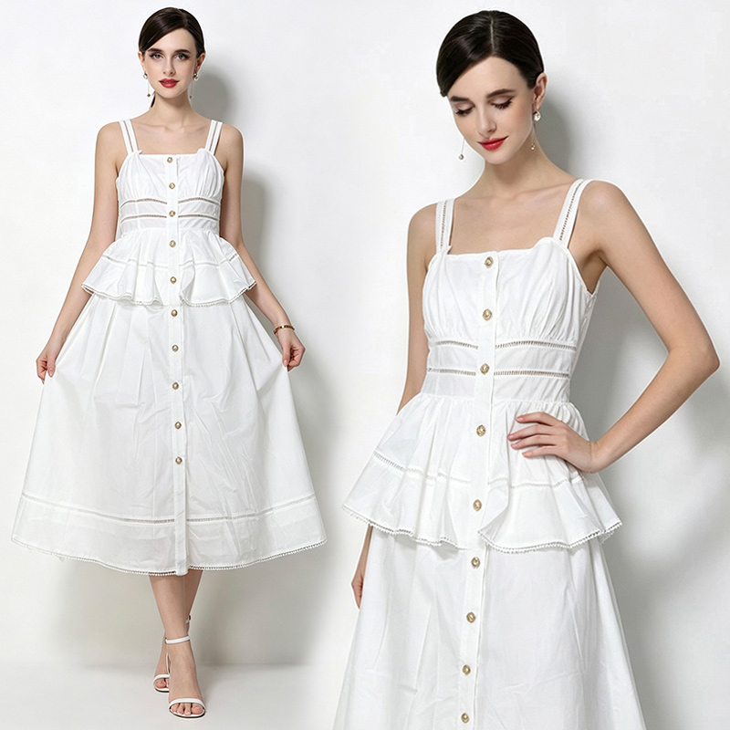 Summer splice fashion lace fresh dress