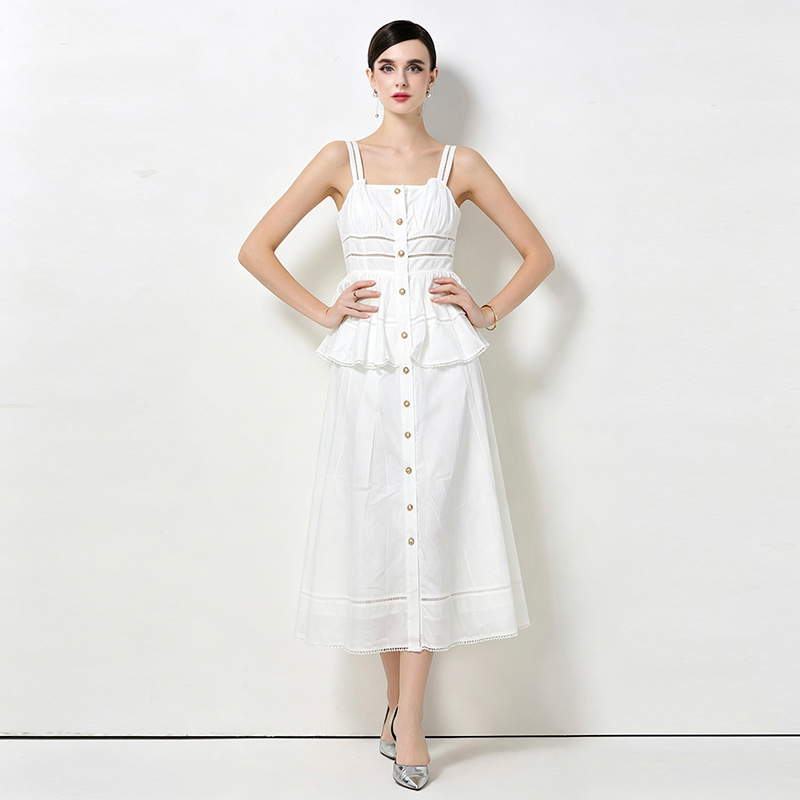 Summer splice fashion lace fresh dress