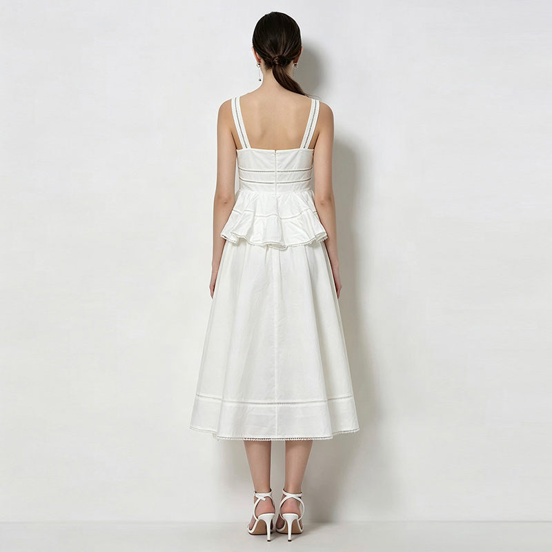 Summer splice fashion lace fresh dress
