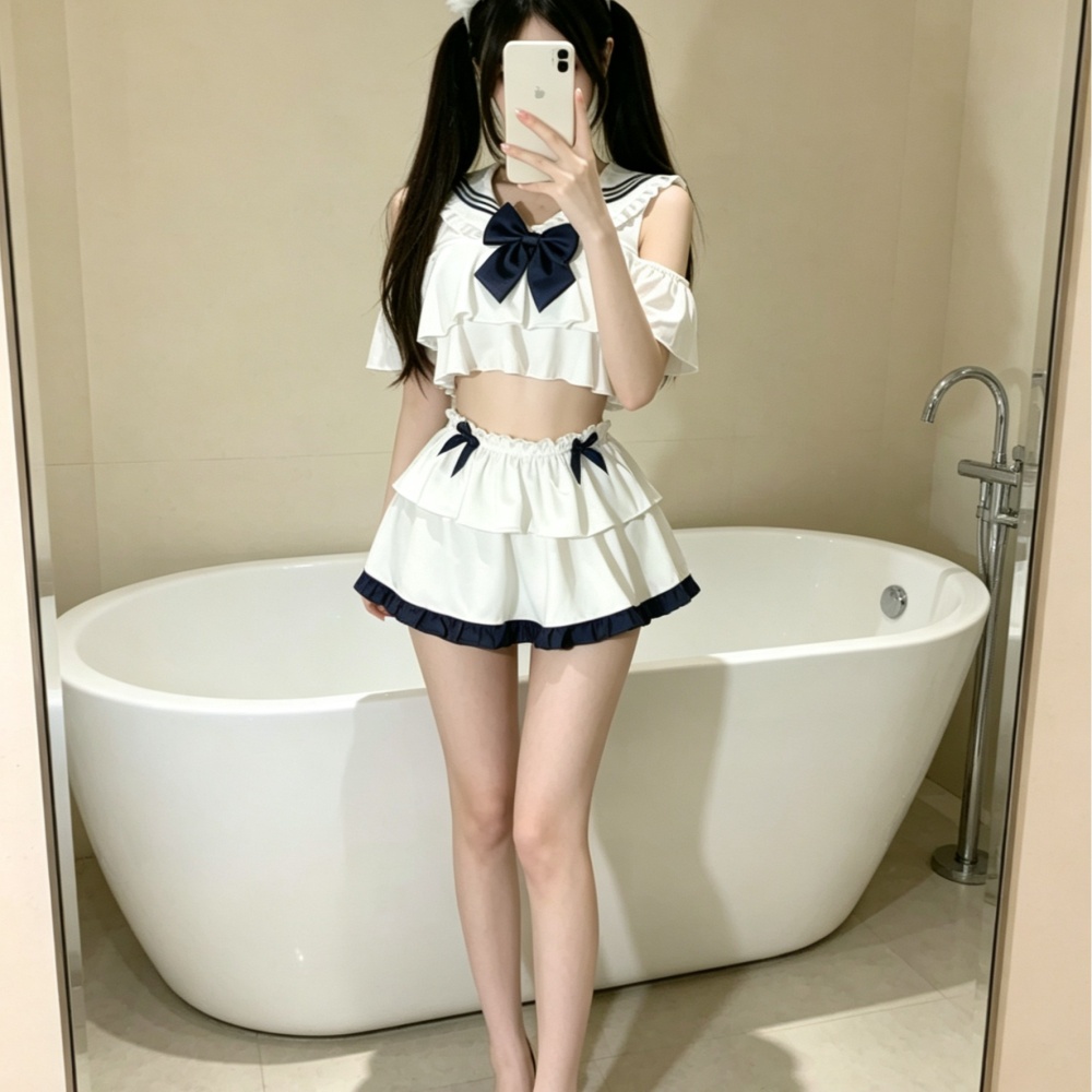 Short skirt 2pcs set for women