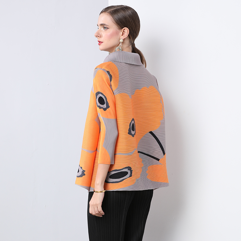 Fold all-match jacket single-breasted shirt