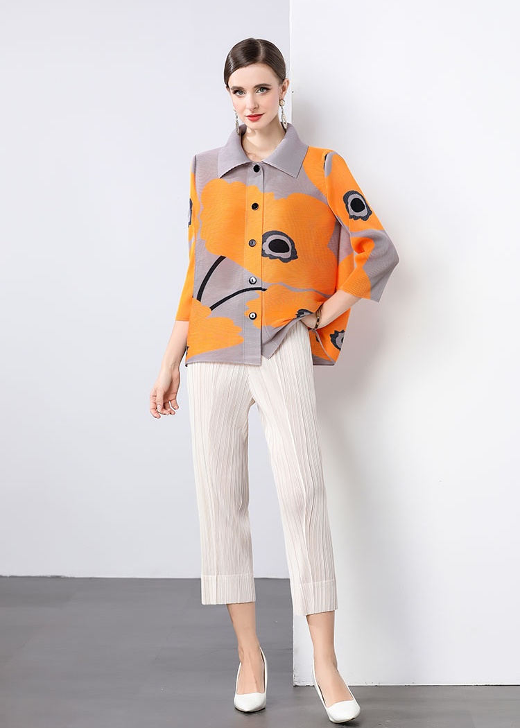 Fold all-match jacket single-breasted shirt