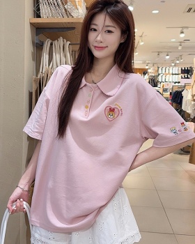 Loose large yard tops short sleeve summer T-shirt